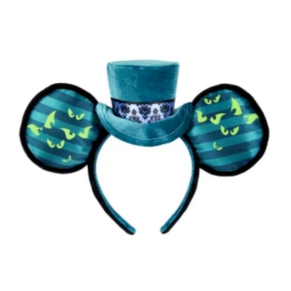 Disney Mickey Mouse: The Main Attraction Ear Headband The Haunted Mansion NWT - Picture 8 of 9
